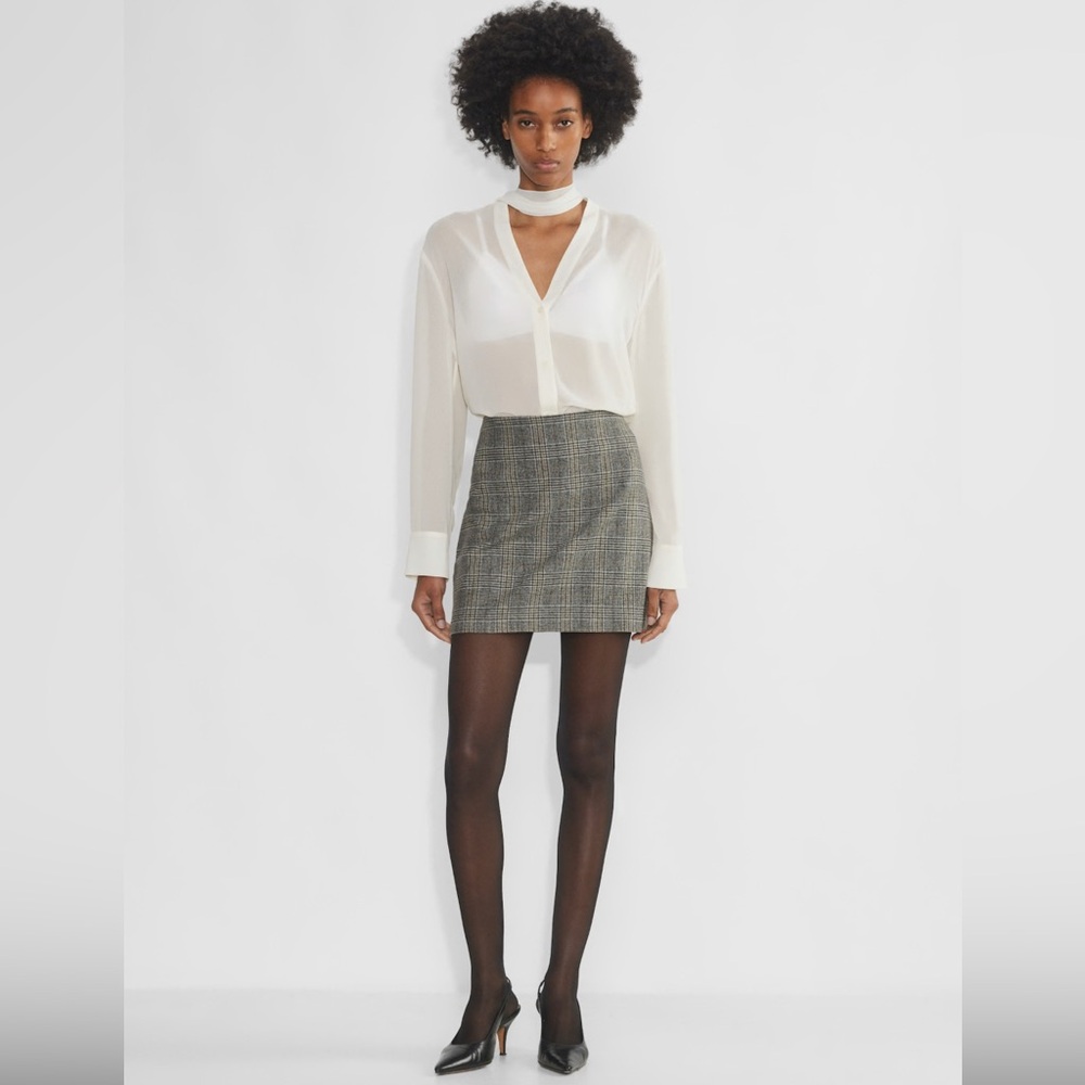 Babaton Classic Mini Skirt Plaid Size 2